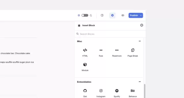 JT Blog Editor Blocks